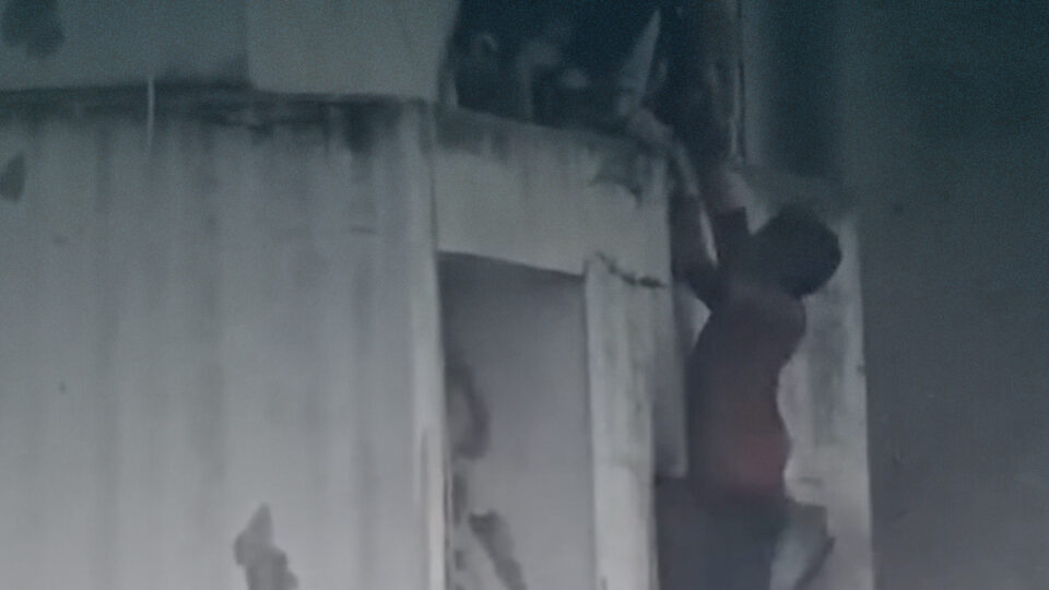 عملية إنقاذ بطولية.. شباب ينقذون طفلين من حريق بتمارة