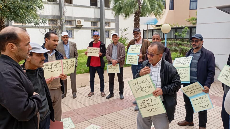 المساعدون التربويون بسوس ماسة يواصلون اعتصاما مفتوحا تنديدا بـ”الصمت الإداري” تجاه ملفهم المطلبي