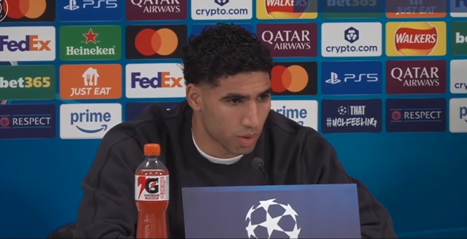 حكيمي مطمئن البال بخصوص إحالته إلى المحاكمة بتهمة الاغتصاب