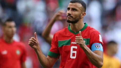الشباب السعودي يعلن إصابة عميد المنتخب المغربي