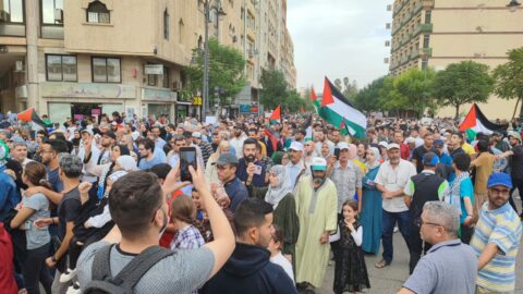 آلاف الوجديين يحتجون ضد جرائم الاحتلال