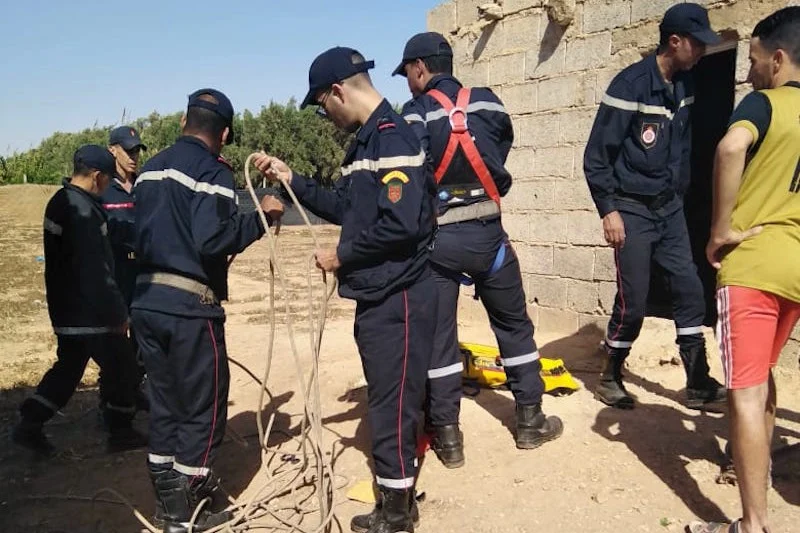 وفاة طفل سقط في بئر مهجورة باشتوكة