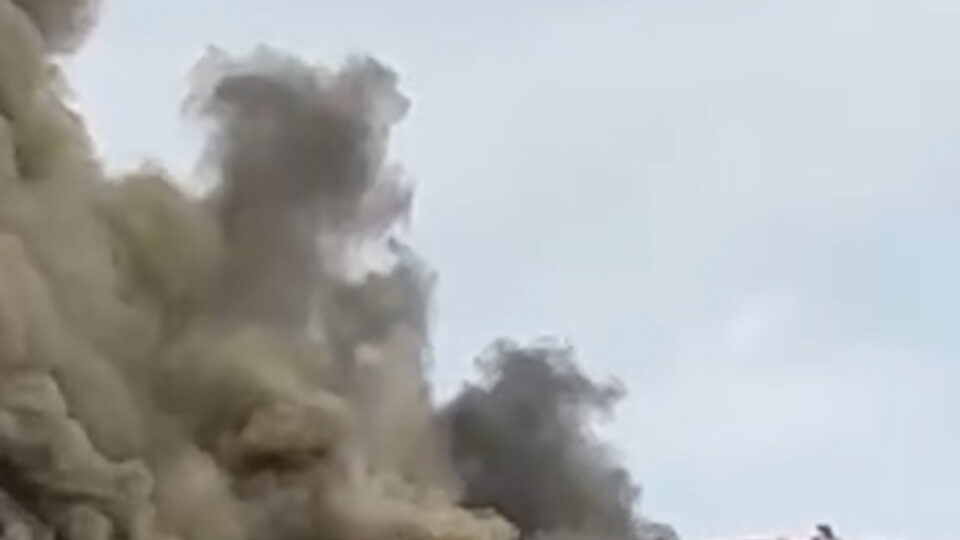 حريق مهول بعمارة سكنية بطنجة