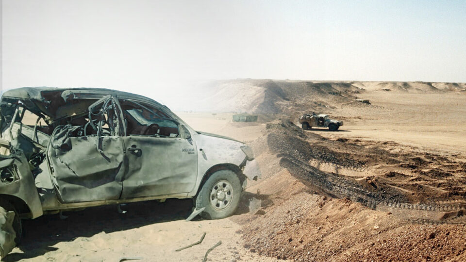 مقتل انفصاليين في هجمات جوية شرق الجدار العازل