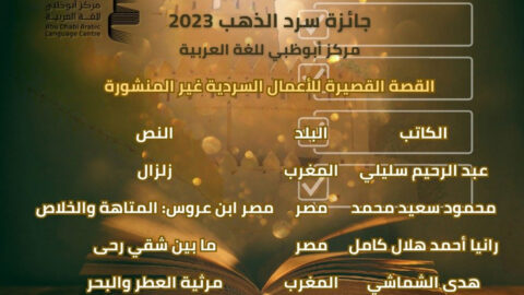 كاتبان مغربيان مرشحان لجائزة “سرد الذهب”