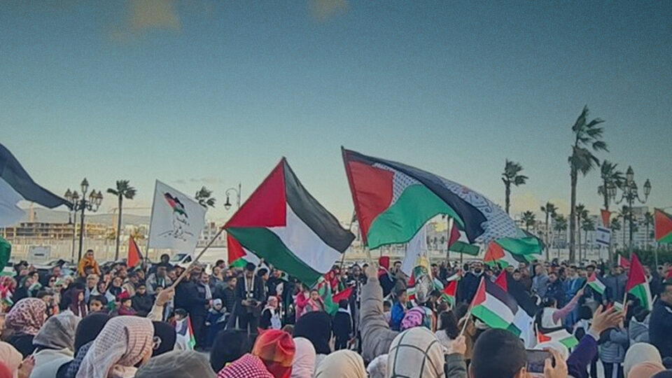 طنجيون يؤدون القسم بعدم التخلي على فلسطين