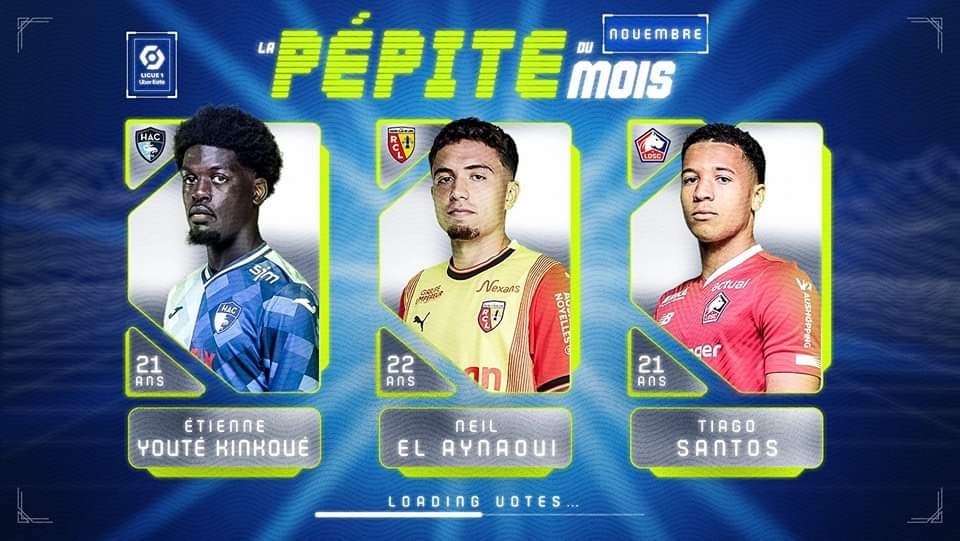 العيناوي لاعب الشهر في فرنسا