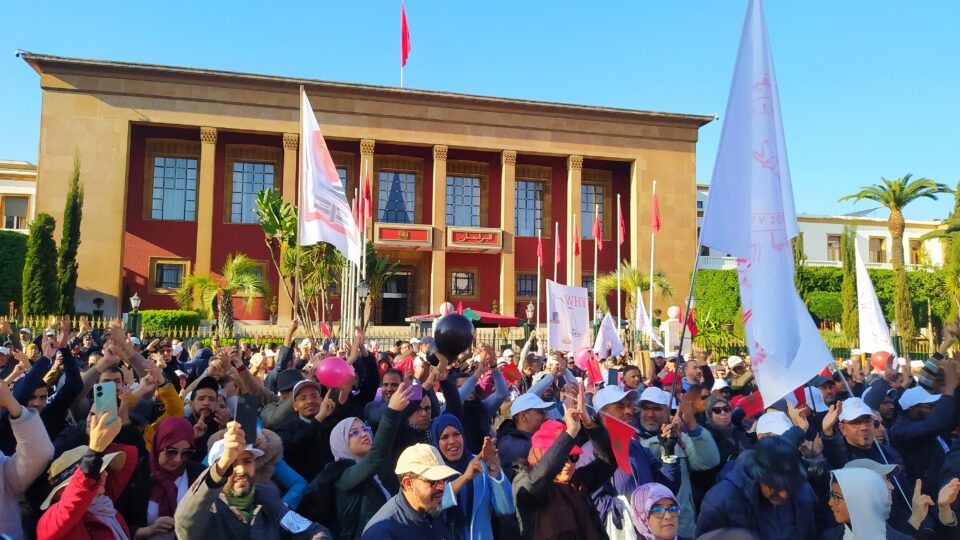 الأساتذة في مسيرة اليوم: لسنا عدميين والاقتطاعات لا تخيفنا