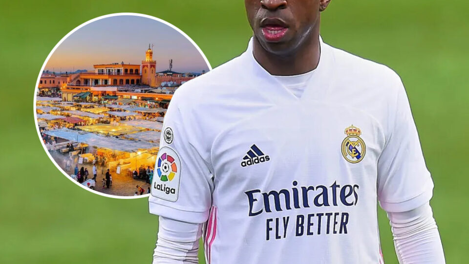 استقبال حافل للاعب ريال مدريد “فينيسيوس” في مؤسسة تعليمية بمراكش