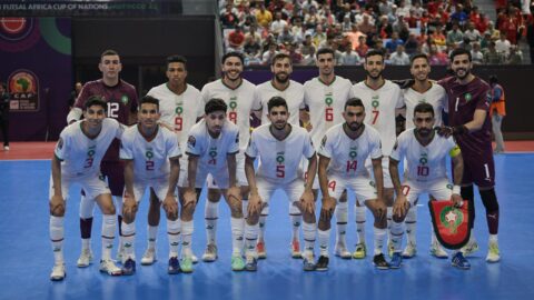 جامعة الكرة تحتفي بالمنتخب الوطني لكرة القدم داخل القاعة