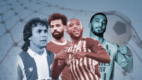 الكعبي رابع لاعب عربي يسجل ويتوج في نهائي أوروبي