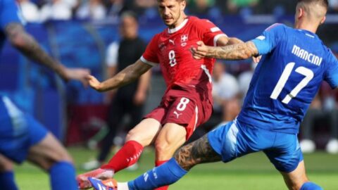 كأس أوروبا.. إيطاليا تغادر مبكرا على يد سويسرا