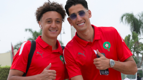 بعثة المنتخب الوطني تصل إلى مدينة أكادير