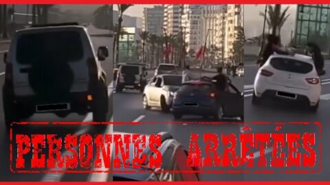 أمن طنجة يوقف خمسة شباب بسبب القيادة بطريقة استعراضية في موكب زفاف
