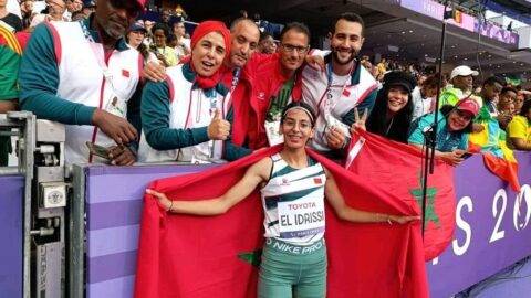 بارالمبياد باريس.. فاطمة الزهراء الإدريسي تفوز بفضية سباق 1500م