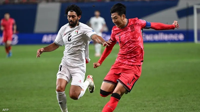 تعادل ثمين لمنتخب فلسطين أمام كوريا الجنوبية في تصفيات كأس العالم