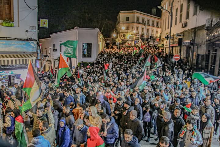 وقف الحرب بغزة.. مظاهرات حاشدة في المغرب احتفالاً بنصر المقاومة
