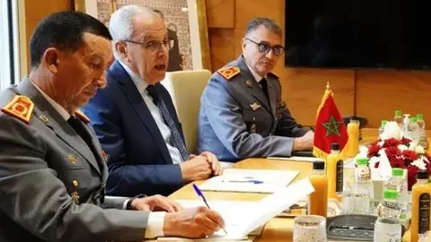 بريظ يجري مباحثات مع رئيس أركان القوات المسلحة بجمهورية إفريقيا الوسطى