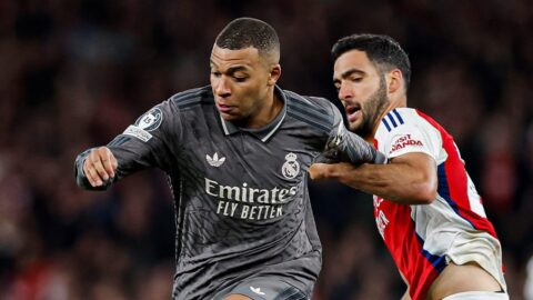 آرسنال يكتسح ريال مدريد بثلاثية نظيفة في ذهاب ربع نهائي دوري أبطال أوروبا