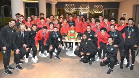 الجامعة الملكية تحتفي بأبطال إفريقيا لأقل من 17 سنة