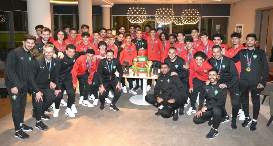 الجامعة الملكية تحتفي بأبطال إفريقيا لأقل من 17 سنة