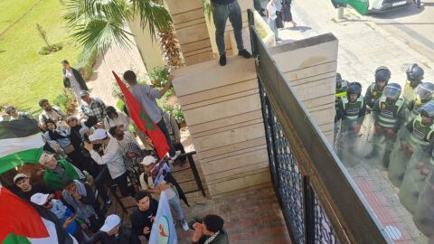 قوات الأمن تمنع مسيرة طلابية بالرباط