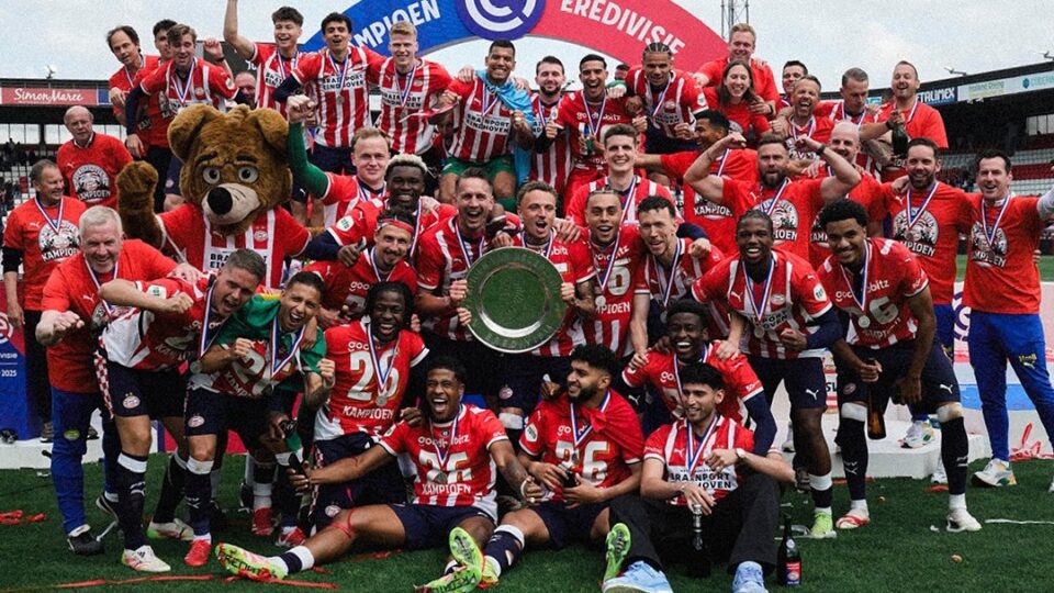 صيباري يتوج مع آيندهوفن بلقب الدوري الهولندي