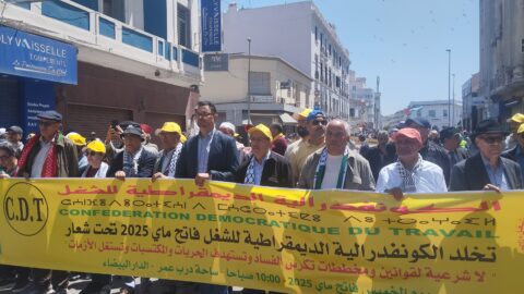 فاتح ماي.. الكونفدرالية تدين “التضليل الحكومي” بشأن قانون الإضراب