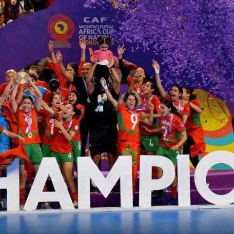 جامعة كرة القدم تحتفي بلبؤات القاعة بعد تتويج تاريخي بكأس إفريقيا