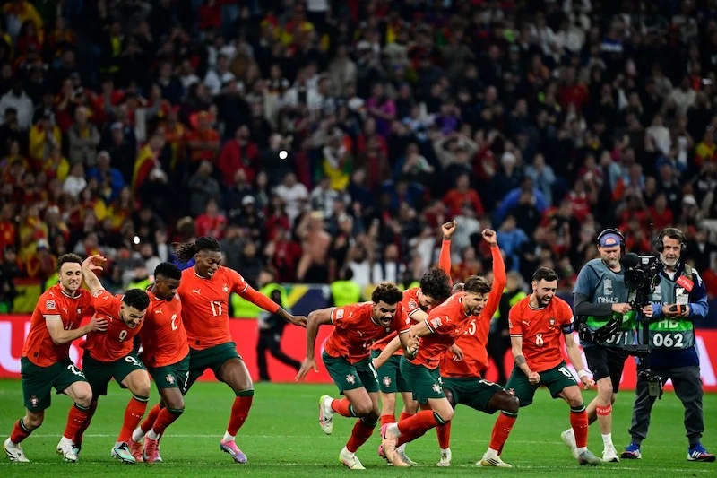 ضربات الحظ تتوج البرتغال على حساب إسبانيا بدوري الأمم الأوروبية