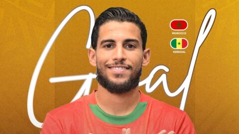 بوغرين يعادل النتيجة لأسود الأطلس أمام أسود التيرانغا