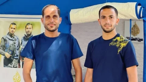 استشهاد مراسلي الجزيرة أنس الشريف ومحمد قريقع جراء قصف إسرائيلي