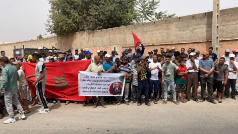 ساكنة حي أوربيع ببني ملال يخرجون في مسيرة احتجاجية نحو مقر الولاية