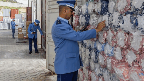 حجز 284 مليون درهم من السلع المهربة خلال 2024
