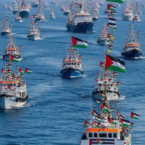 بنحو 70 قاربا.. “أسطول الصمود” يبحر للمرة الثانية من إسبانيا نحو غزة