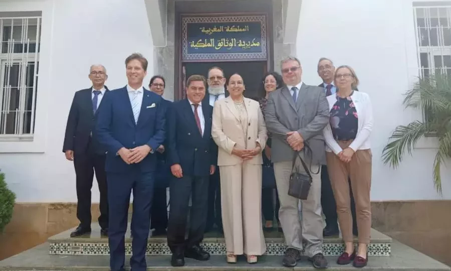 بعثة من النمسا وهنغاريا لتبادل الخبرات مع مديرية الوثائق الملكية