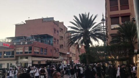 إصابة 9 عناصر أمنية بالراشيدية بعد مواجهات بين المحتجين وقوات الأمن