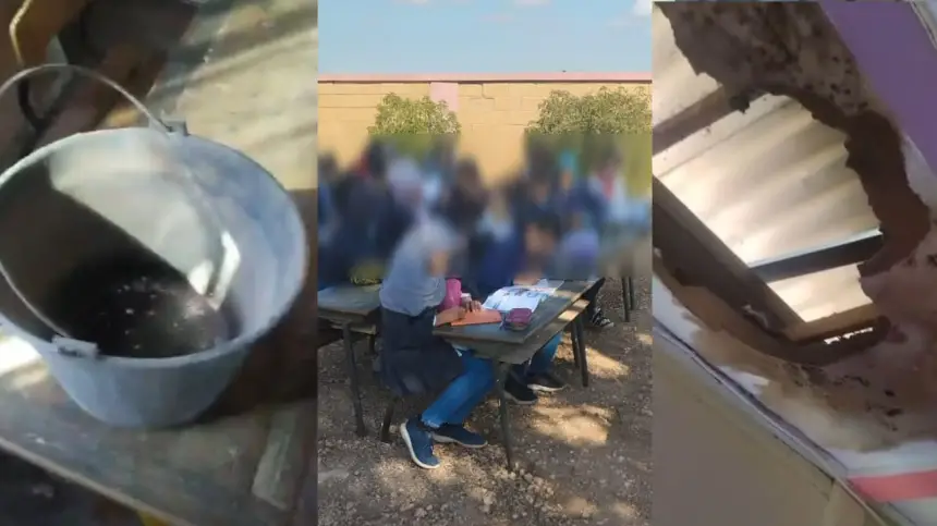 حشرات وديدان وجدران متداعية.. أقسام تتحول إلى خطر يطرد التلاميذ نحو العراء بسطات