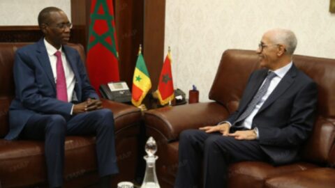 الطالبي العلمي يجري مباحثات مع وزير خارجية السنغال