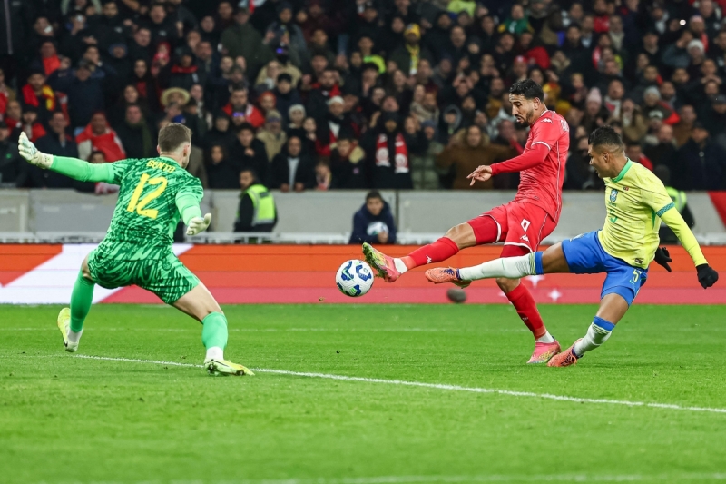 إستيفاو يجنب البرازيل الخسارة أمام تونس