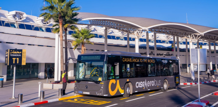 إطلاق خدمة “أيرو باص”.. حافلات للتنقل بين الدار البيضاء ومطار محمد الخامس
