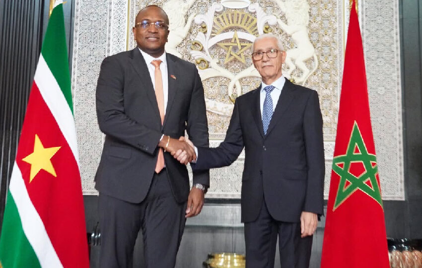 رئيس مجلس النواب يجري مباحثات مع وزير خارجية سورينام