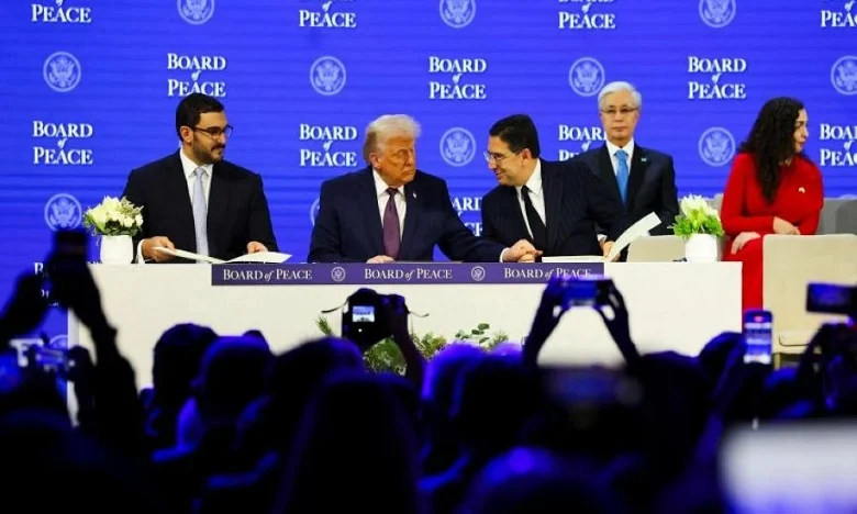 بتعليمات من الملك محمد السادس ناصر بوريطة يوقع بدافوس على الميثاق المؤسس لمجلس السلام