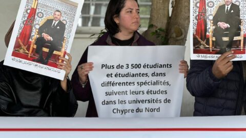 مغاربة جامعات قبرص التركية.. آلاف الطلبة يحتجون بالرباط للمطالبة بإنهاء تجميد المعادلات