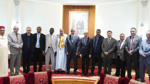 الطالبي العلمي يستقبل أعضاء لجنة تتبع مخرجات المنتدى البرلماني المغربي-الموريتاني