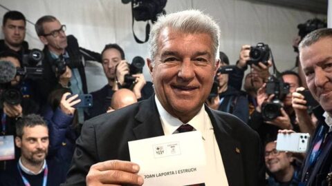 لابورتا يخلف نفسه على رأس برشلونة لولاية رابعة