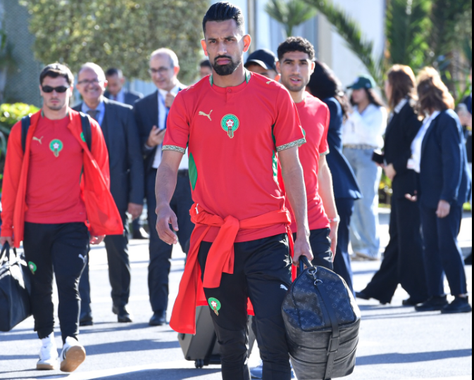 المنتخب المغربي يشد الرحال صوب مدريد لمواجهة الإكوادور