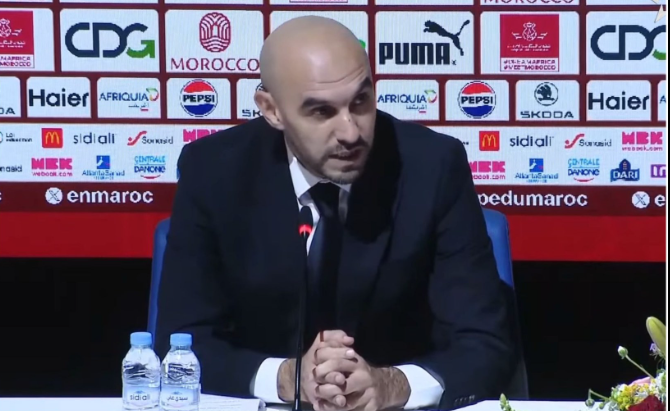 الركراكي: قرار مغادرتي اختيار مدروس يصب في مصلحة المنتخب الوطني