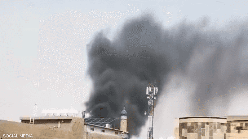 سقوط طائرة مسيرة بالقرب من السفارة المغربية في بغداد- فيديو