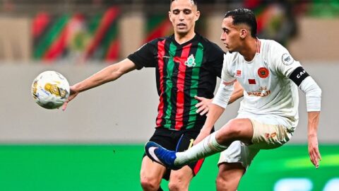 أبطال إفريقيا.. الجيش الملكي يحقق إنتصارا ثمينا على نهضة بركان في ذهاب نصف النهائي